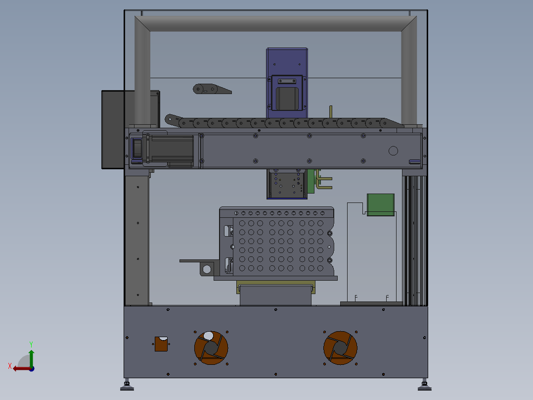 焊接机点胶机打螺丝机后视图