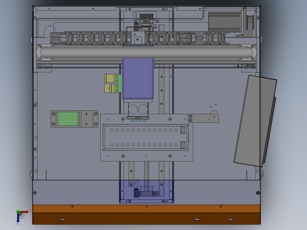 焊接机点胶机打螺丝机俯视图