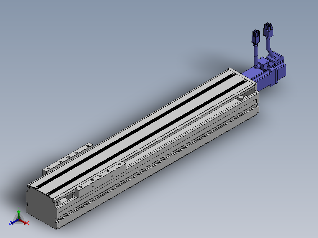 精密模组MY80D-T10-250L-BC-P10B-C4-C正等轴测图