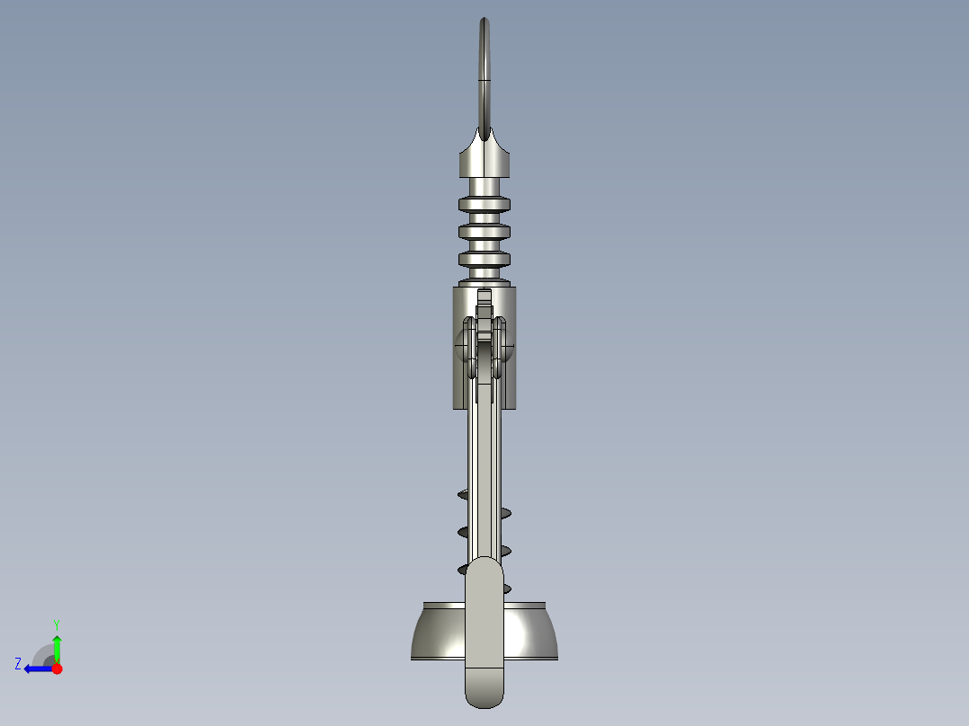 螺旋开瓶器7右视图