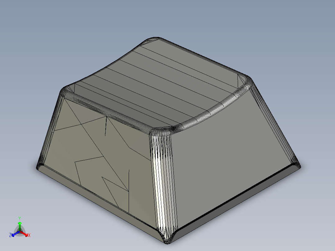 键帽2正等轴测图
