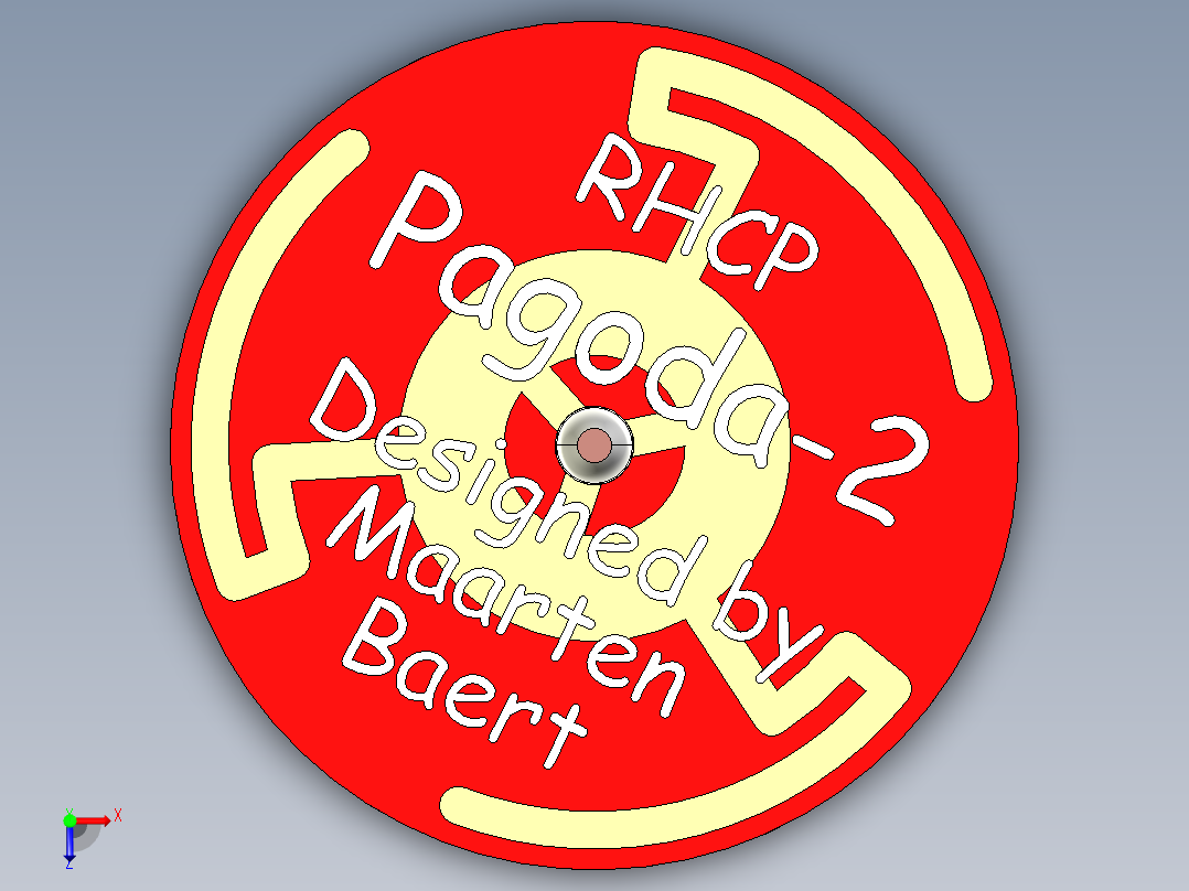 宝塔天线俯视图