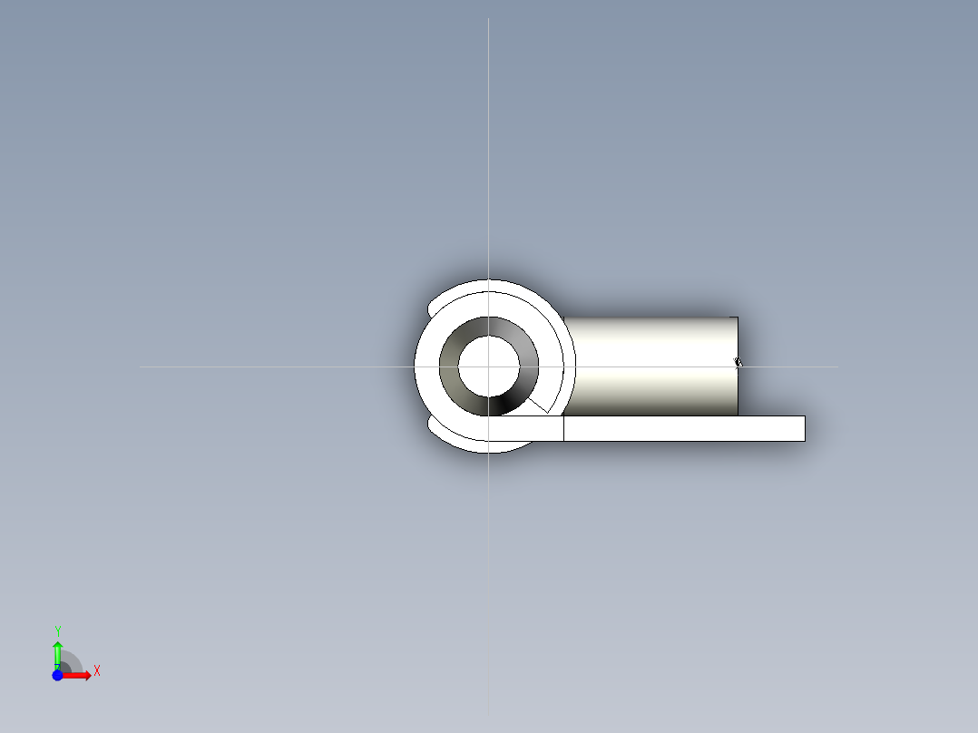 彈簧鉸鏈SRH-3D多系列多零件图纸模型前视图
