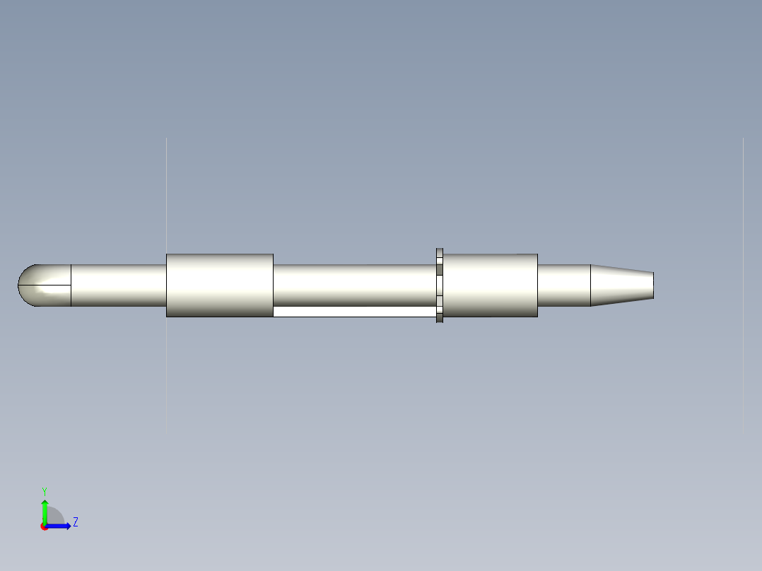 彈簧鉸鏈SRH-3D多系列多零件图纸模型左视图