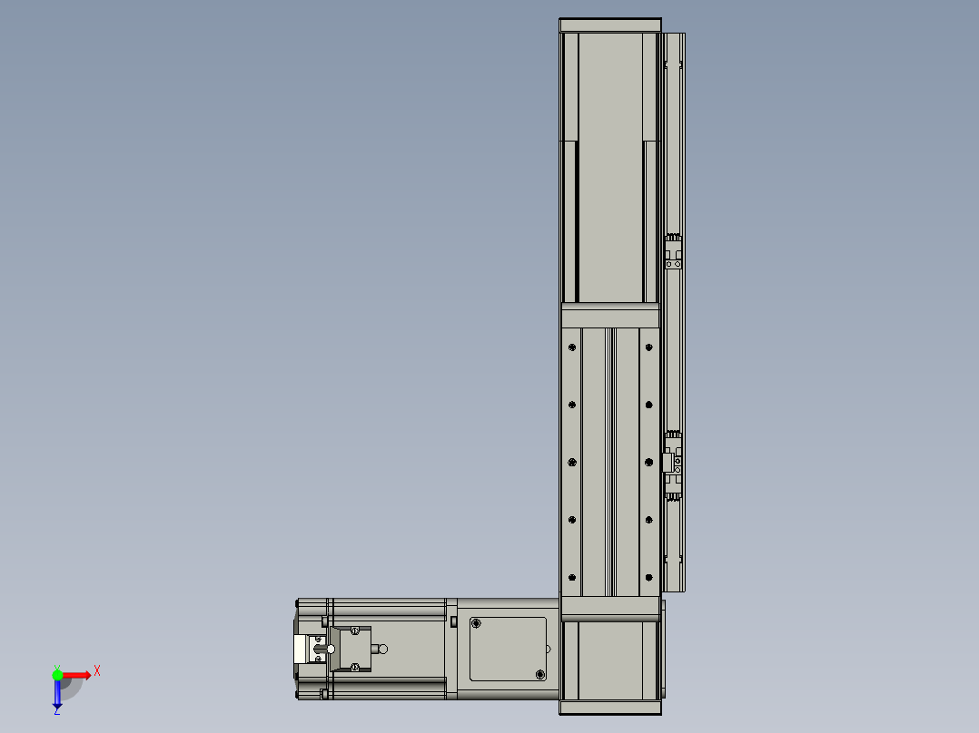 欧规系列-LB8-L150-S150-BR-ZP75-C3俯视图