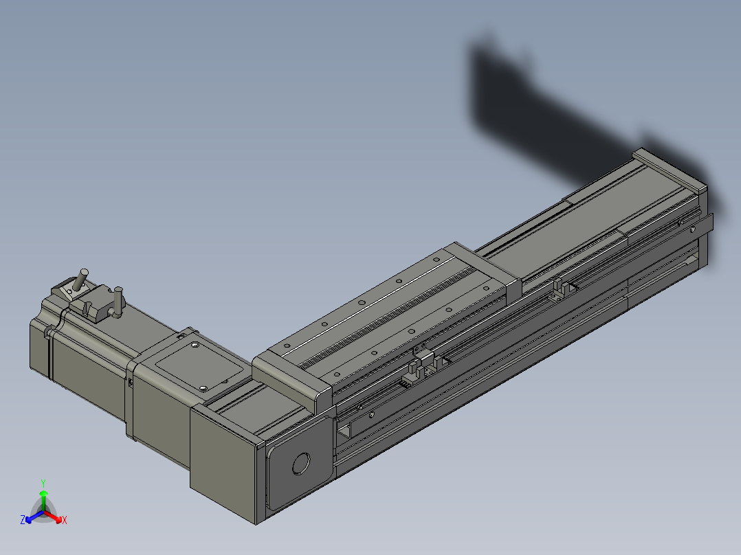 欧规系列-LB8-L150-S150-BR-ZP75-C3正等轴测图