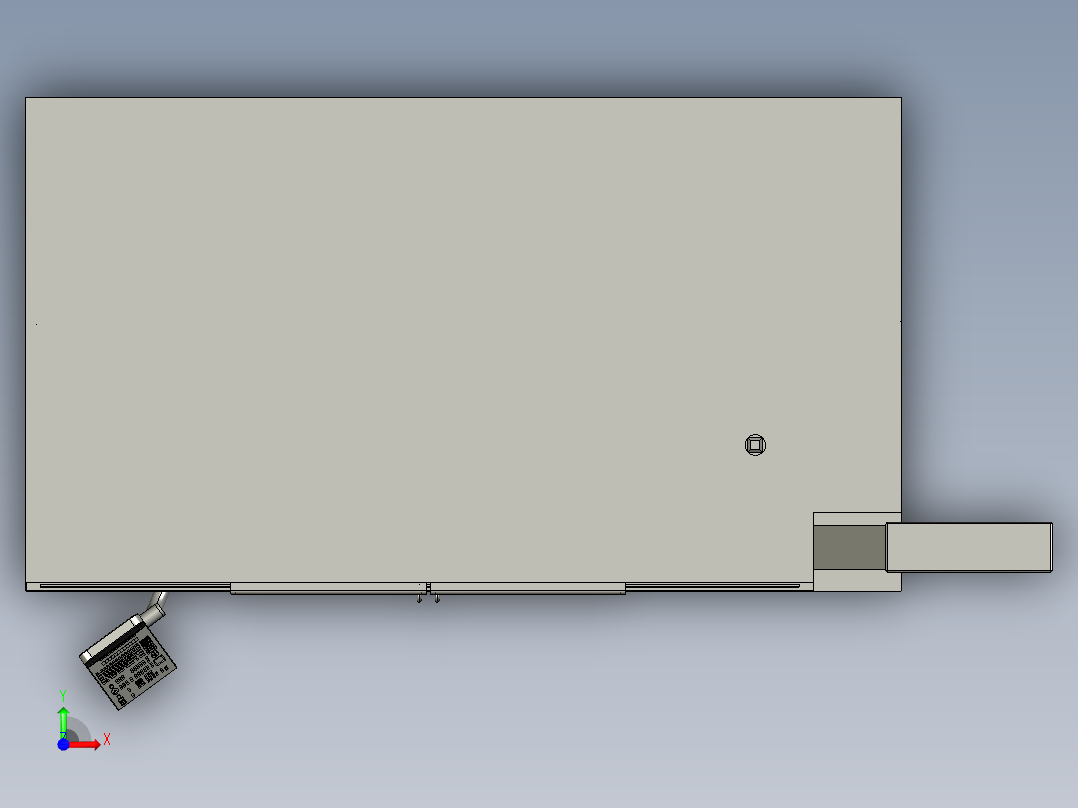 新型车铣复合加工中心前视图