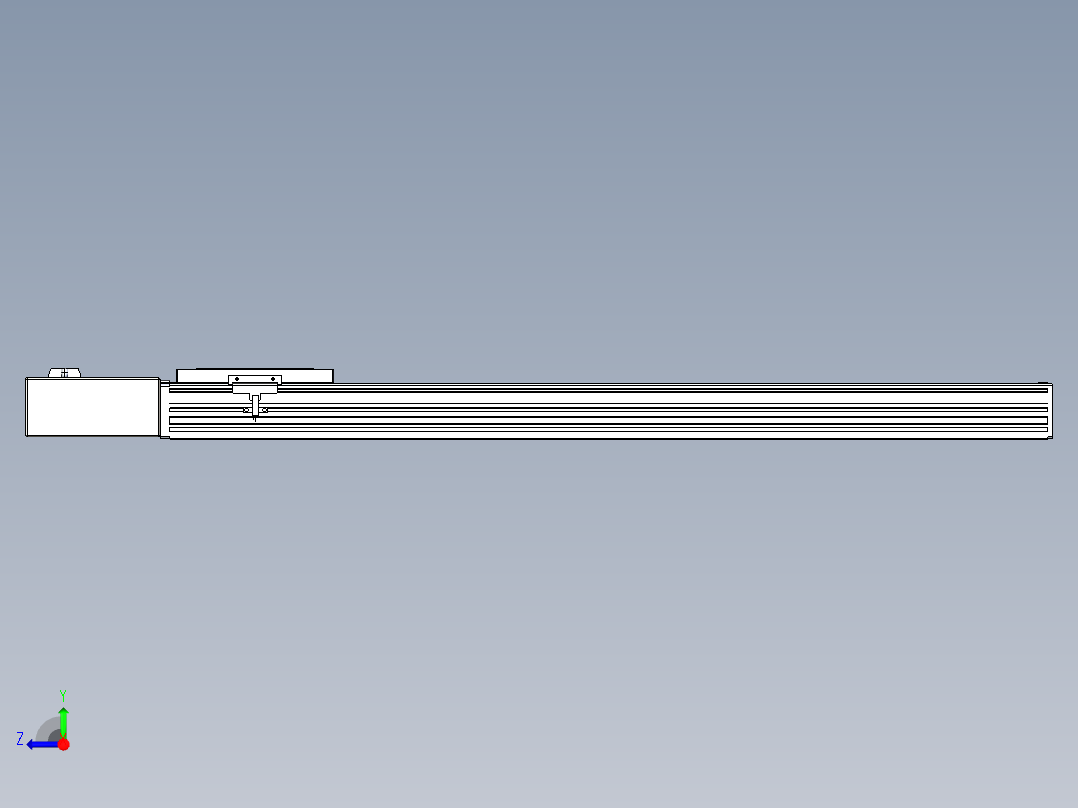 同步带全封闭直线模组TPA-HCB-120D-90-L750-MR-C-P40-N3右视图