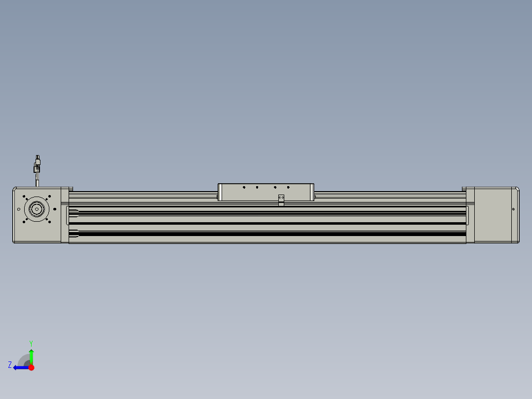威洛博直线电机模组EB20-L224-S700-R-ZP75-MS3-5K右视图