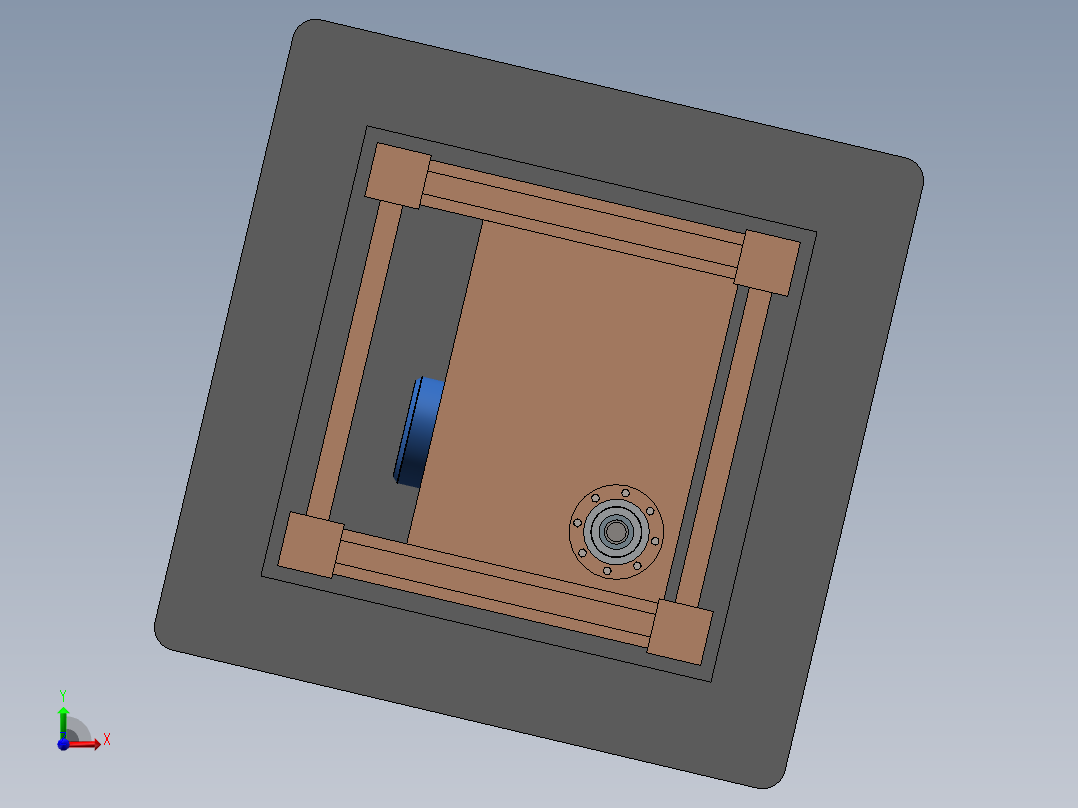 工作台 (2)前视图