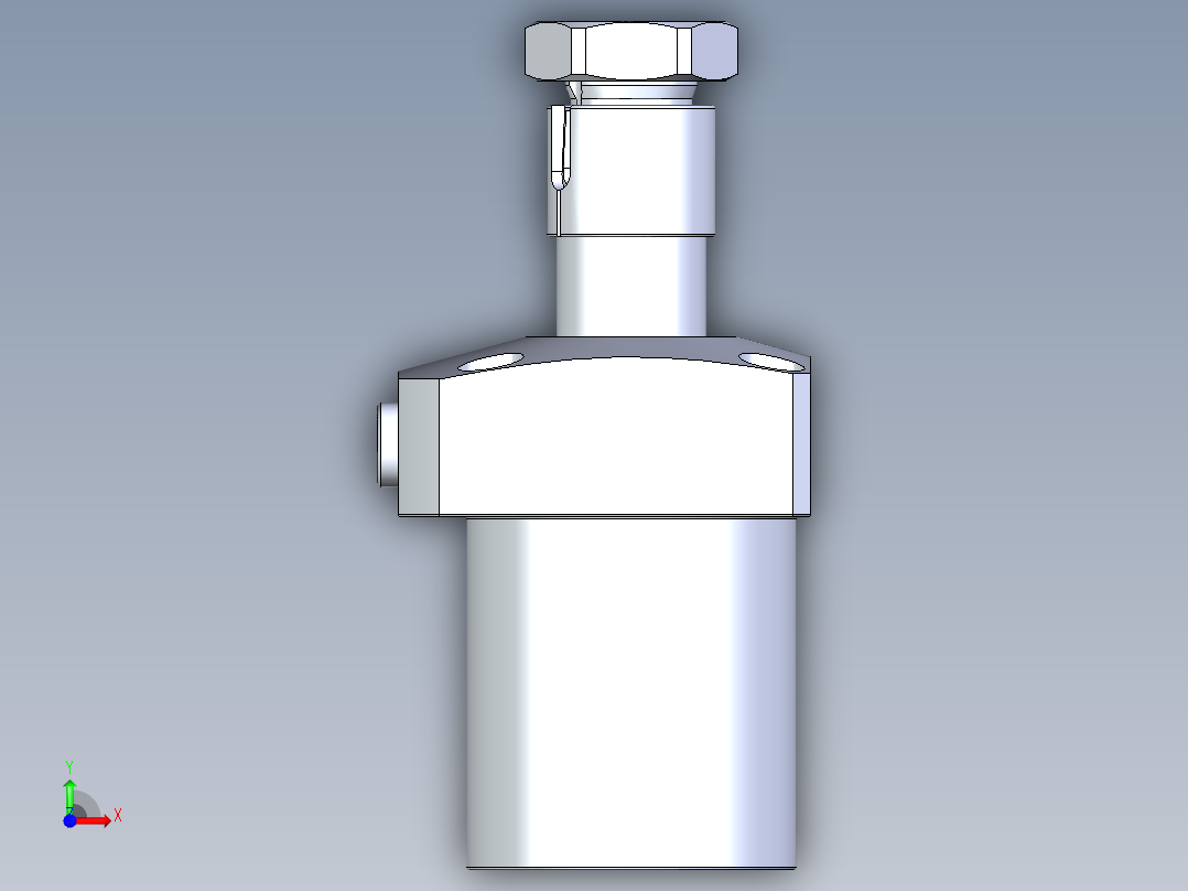 KOSMEKLHA0550-CR-Y30多系列多零件图纸模型前视图