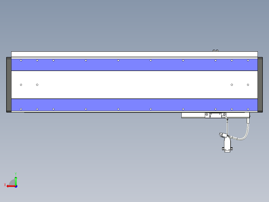 威洛博VL系列直线电机模组-VL17E3-S500后视图