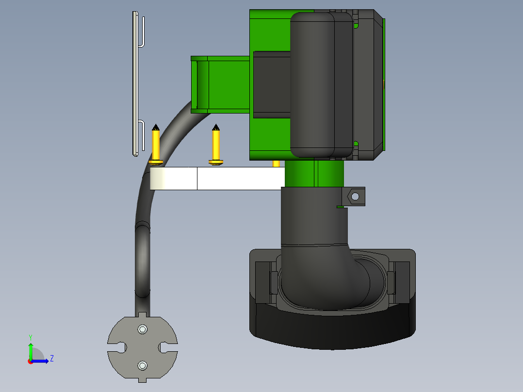 BOSCH PBS 75 AE（带式砂光机，带式砂光机）左视图