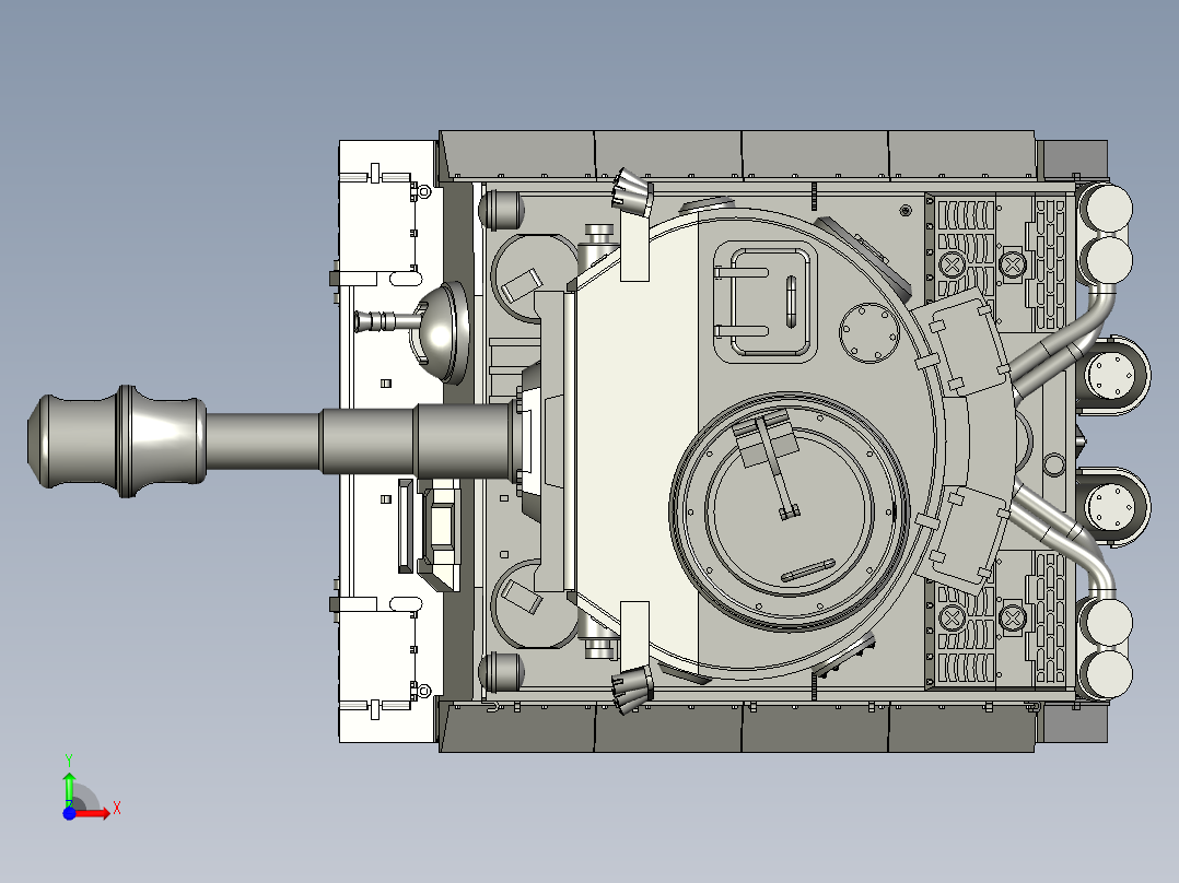 坦克 STP IGS STL前视图