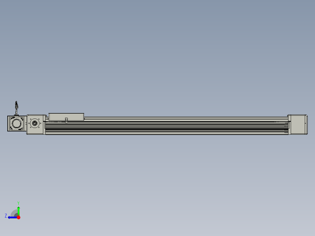 威洛博直线电机模组EB16-L208-S1200-BR-ZP75-MS3-5K右视图
