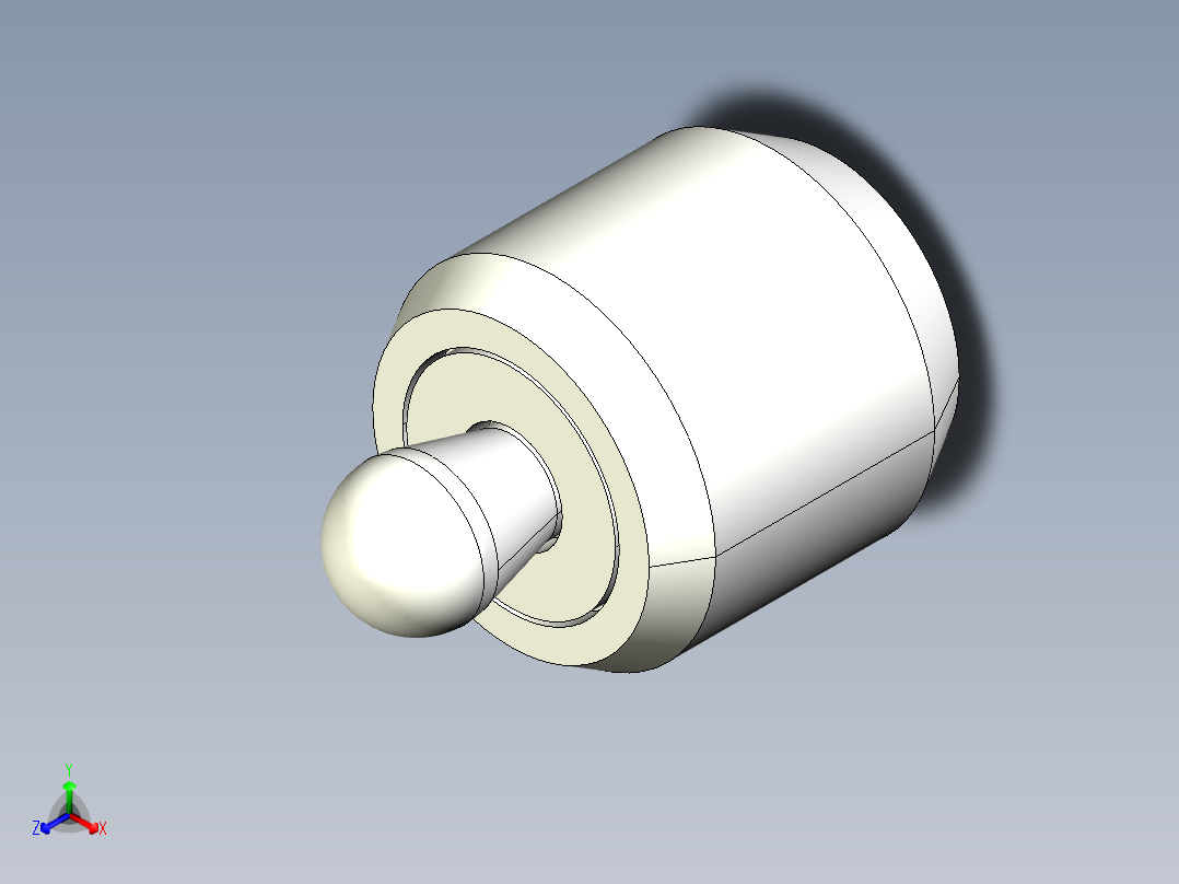 側向式定位柱(鋼材梢、有膠封)2215-3D多系列多零件图纸模型正等轴测图