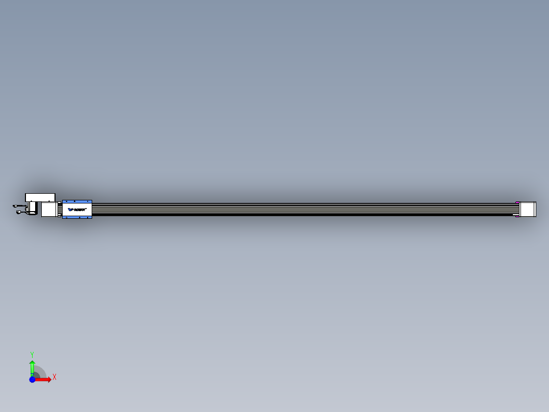 威洛博LB.GB同步带传动--欧规系列GB8-L96-S2600-BR-P40前视图