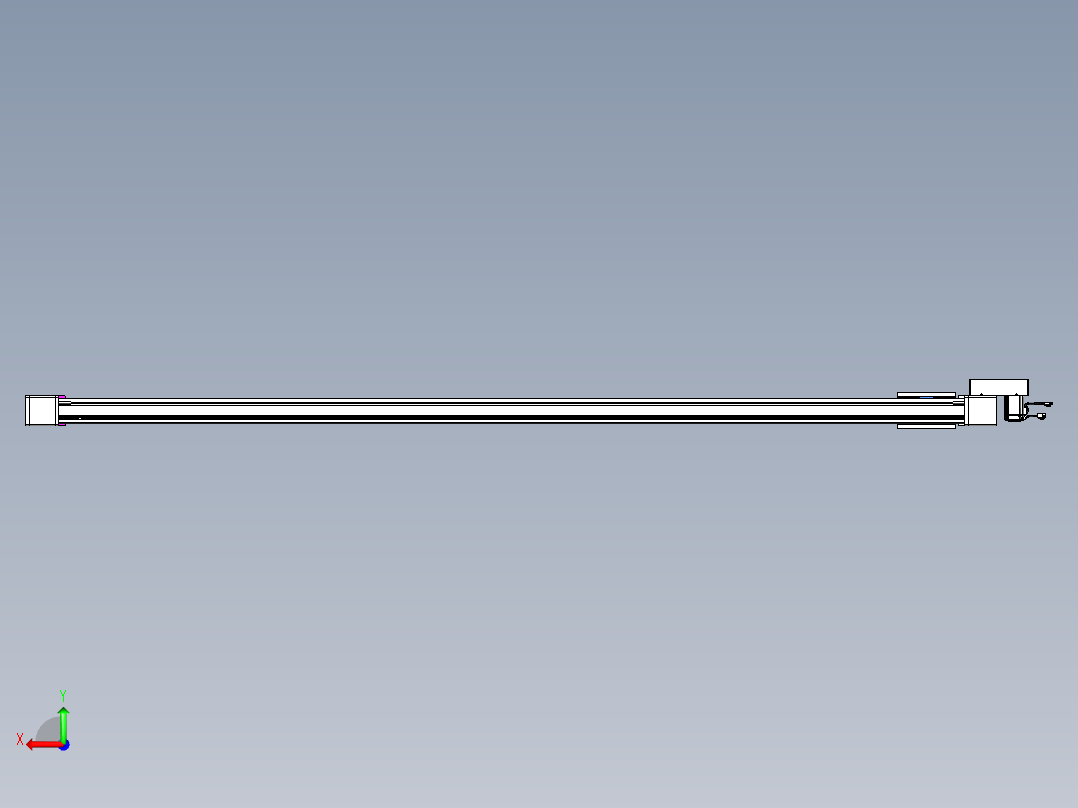 威洛博LB.GB同步带传动--欧规系列GB8-L96-S2600-BR-P40后视图