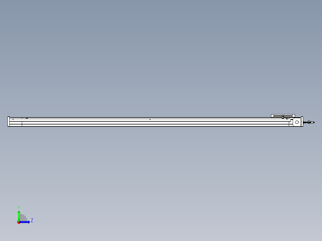 威洛博LB.GB同步带传动--欧规系列LB6A-L130-S1750-BL左视图
