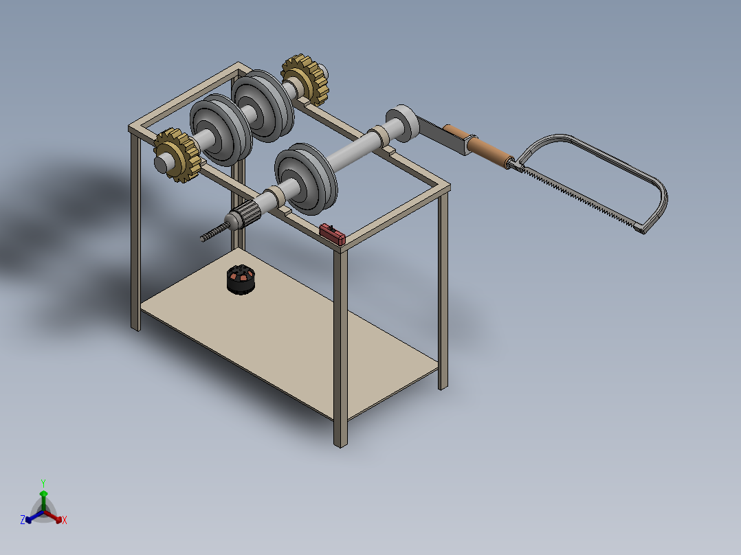 多功能切割机简易机构