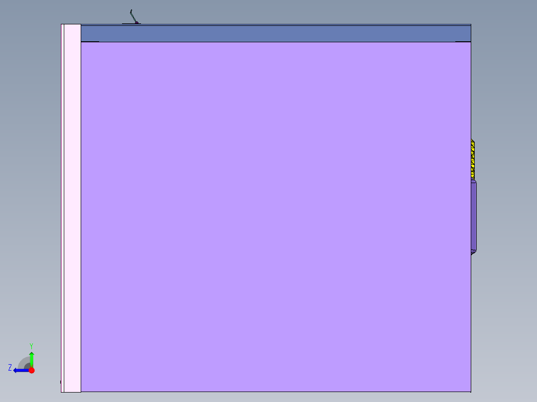 高端市场联力PC-K7B机箱右视图