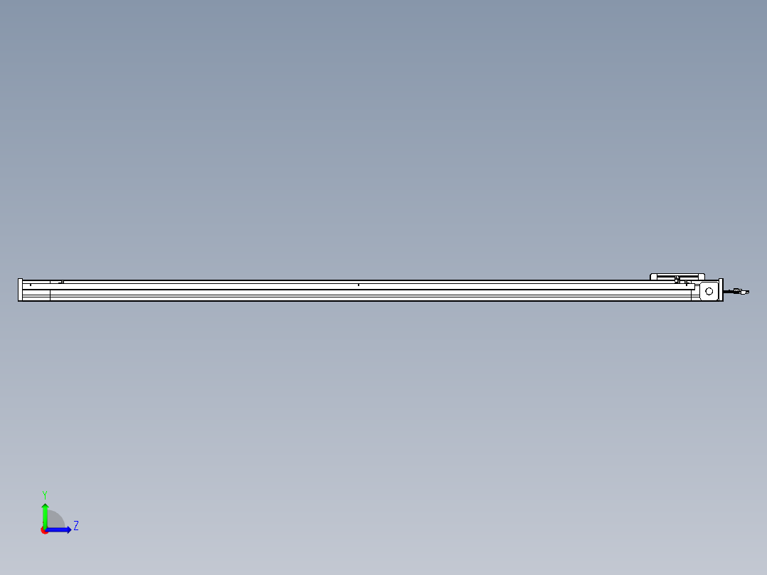威洛博LB.GB同步带传动--欧规系列LB6A-L130-S1850-BL左视图