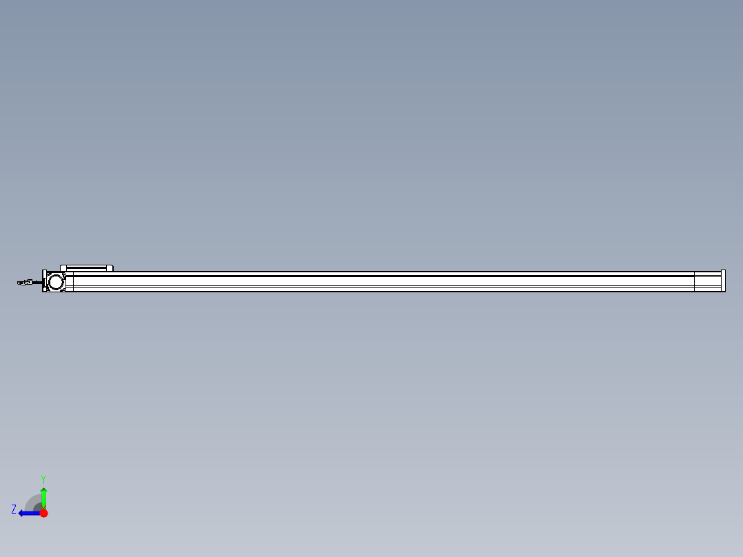 威洛博LB.GB同步带传动--欧规系列LB6A-L130-S1850-BL右视图