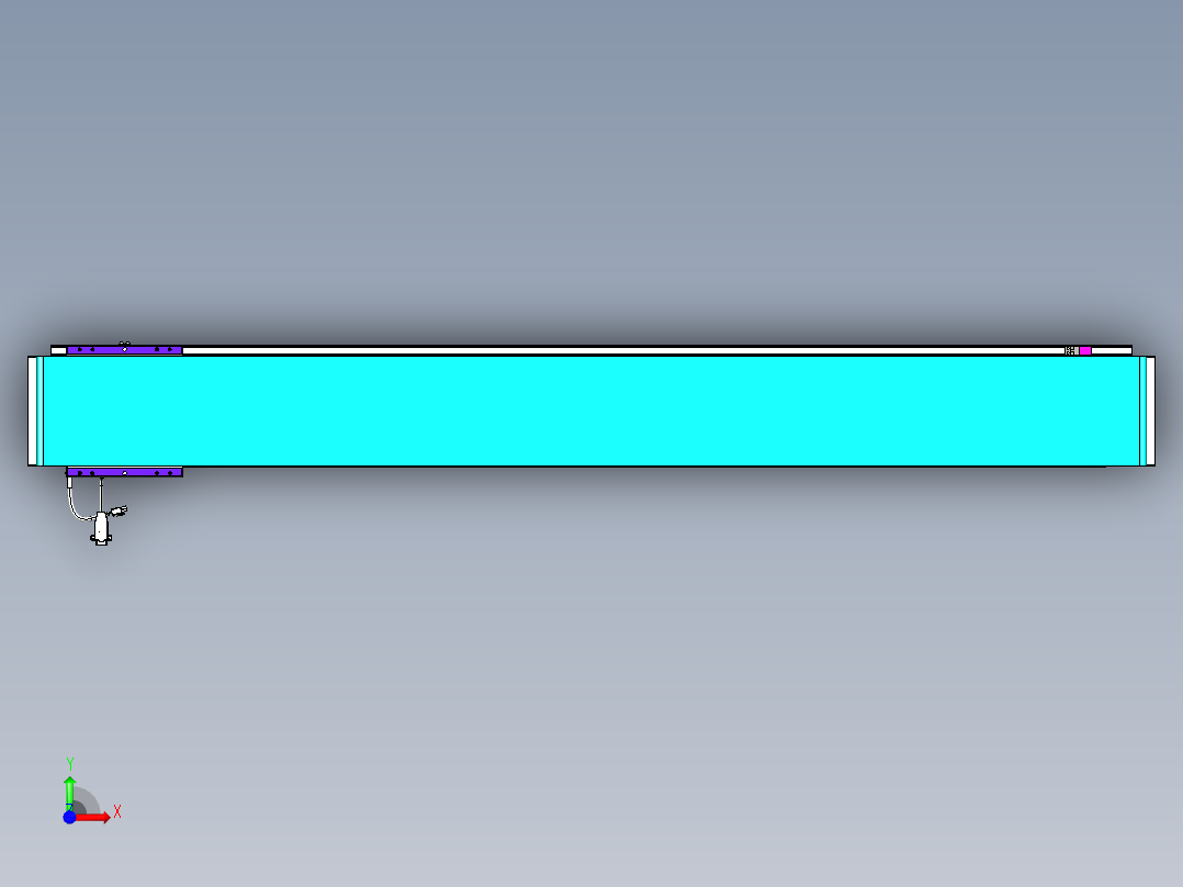 威洛博VL系列3d模型模组VL17E2Y-S1450前视图