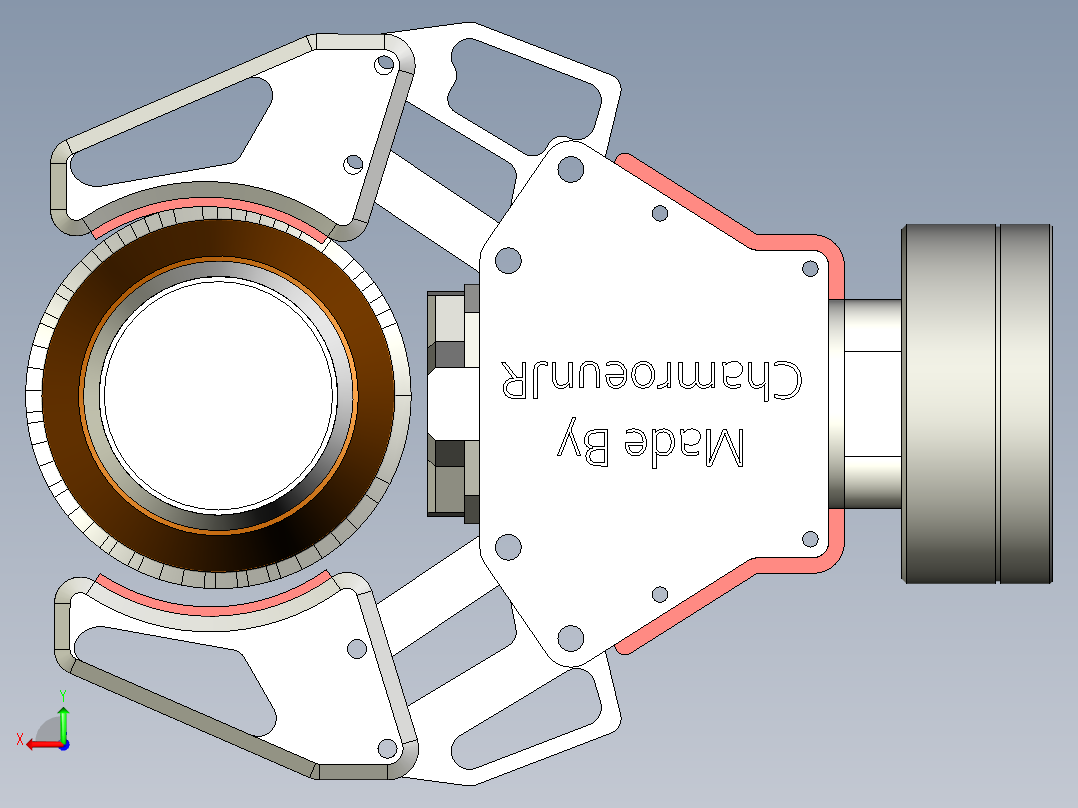 机械爪 3D图纸 (78)后视图