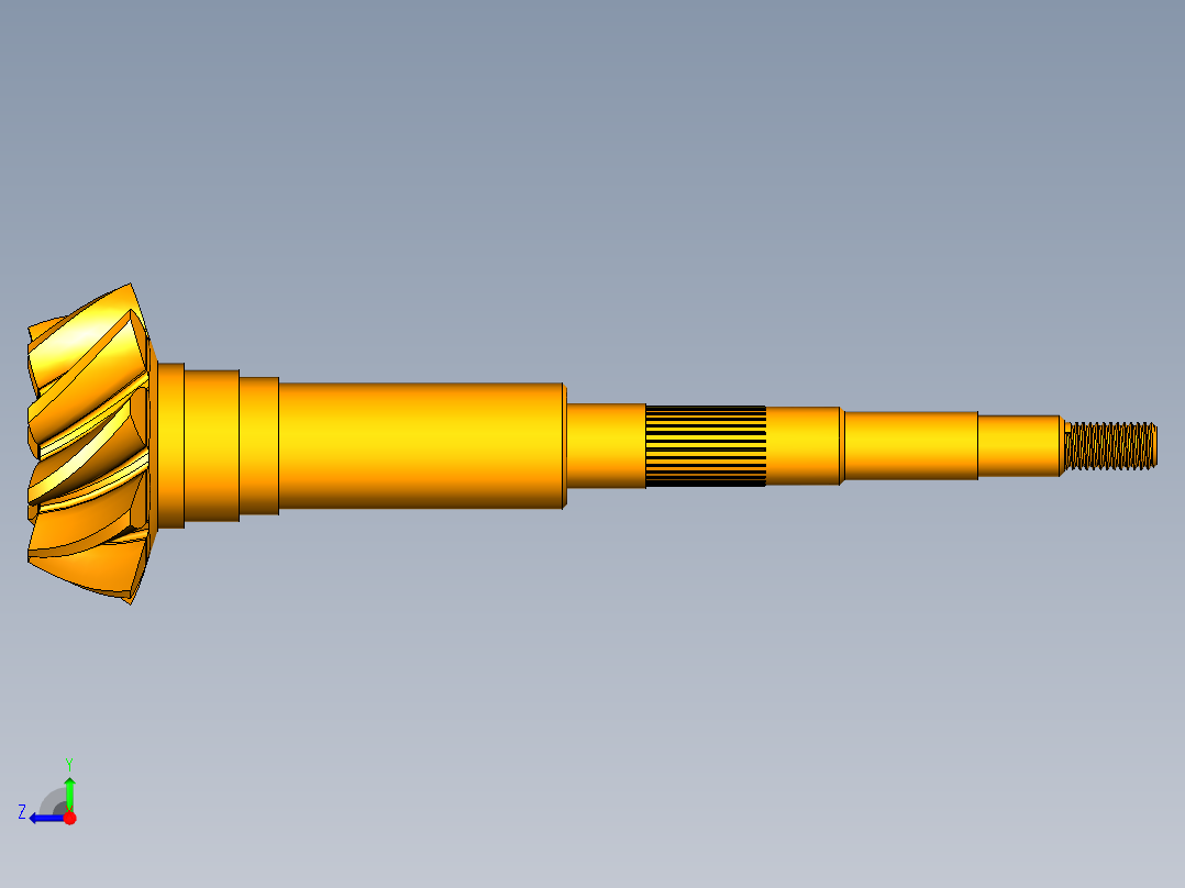 CV76微型汽车变速器设计【二轴五档】【含三维UG+全套CAD和文档】右视图