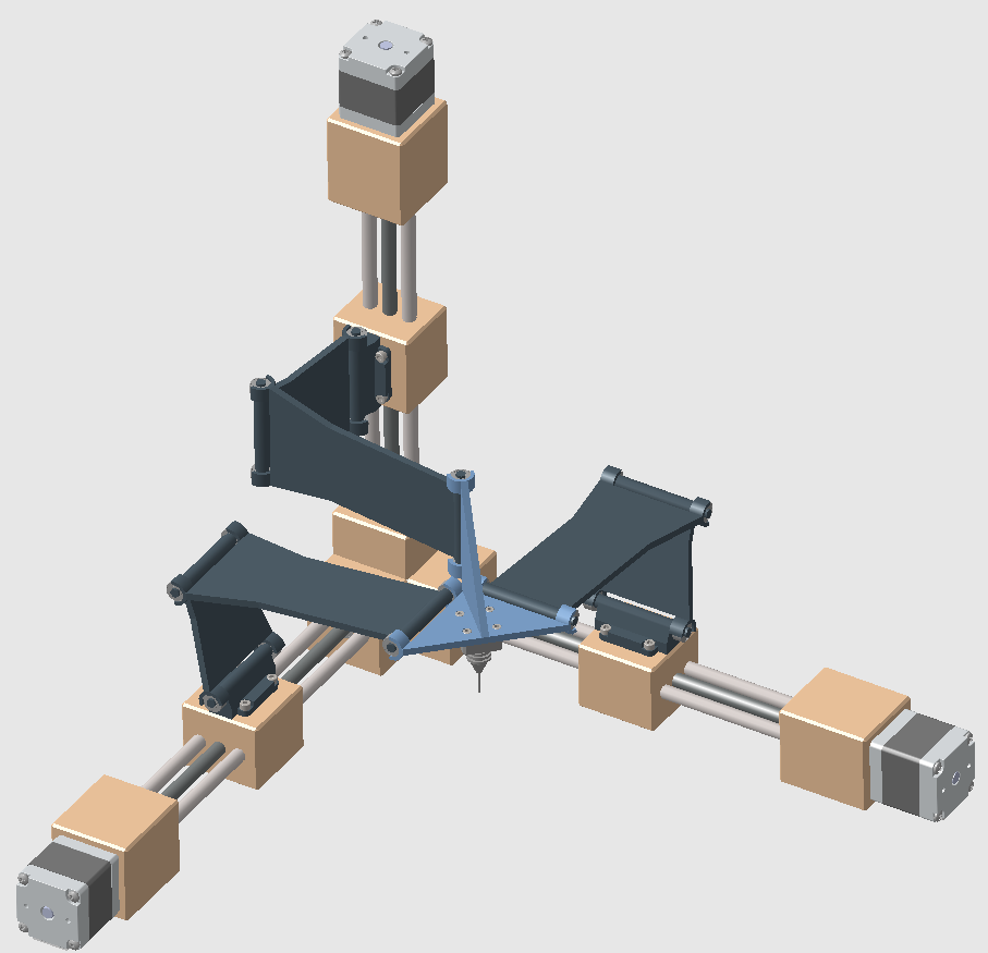 并联机器人robotic-cell-for-electronics-assembling STP IGS