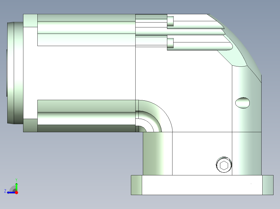 直齿孔ZPLX142-L2 35-114.3-200-M12.stp右视图