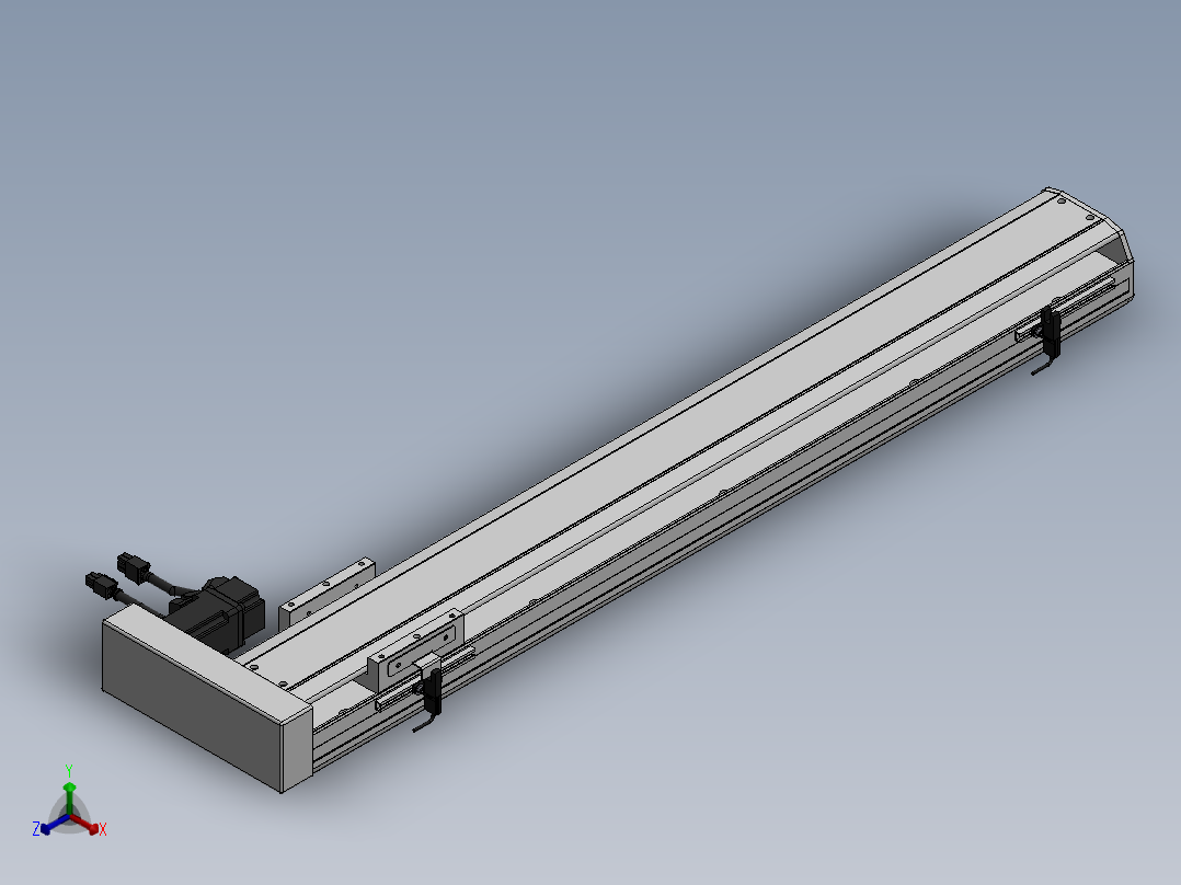 精密模组MY120-T10-650L-BR-P10B-C4-C正等轴测图