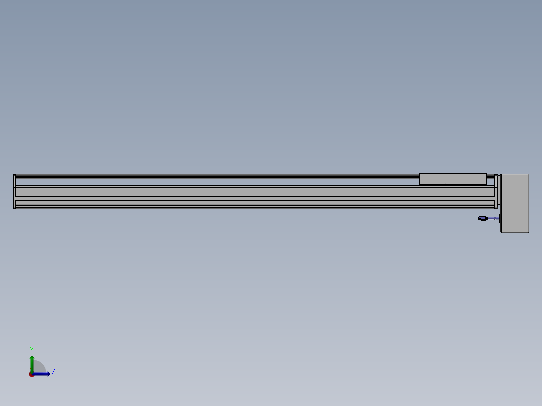 精密模组MT220-L150-1300-LD-M75-C4左视图