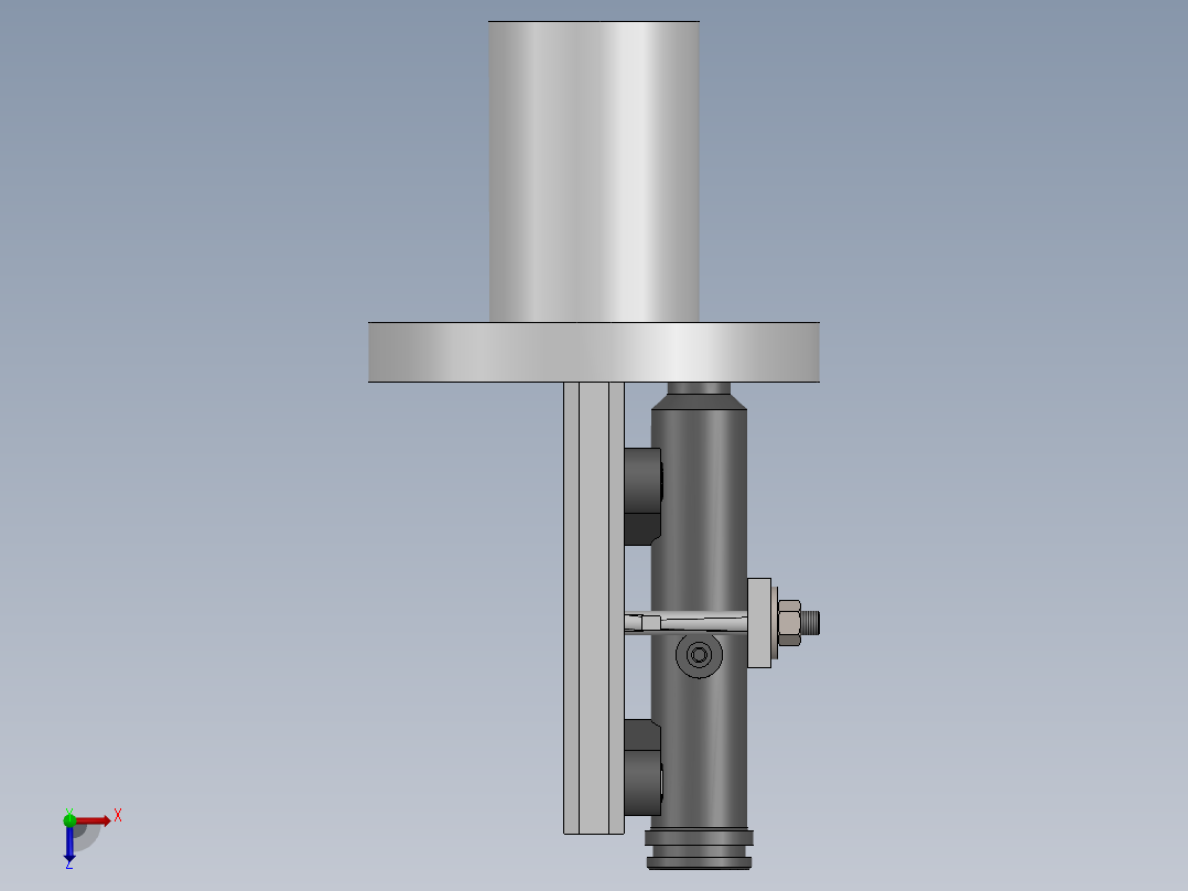汽车刹车泵壳体工艺及车右端面夹具【含三维】俯视图