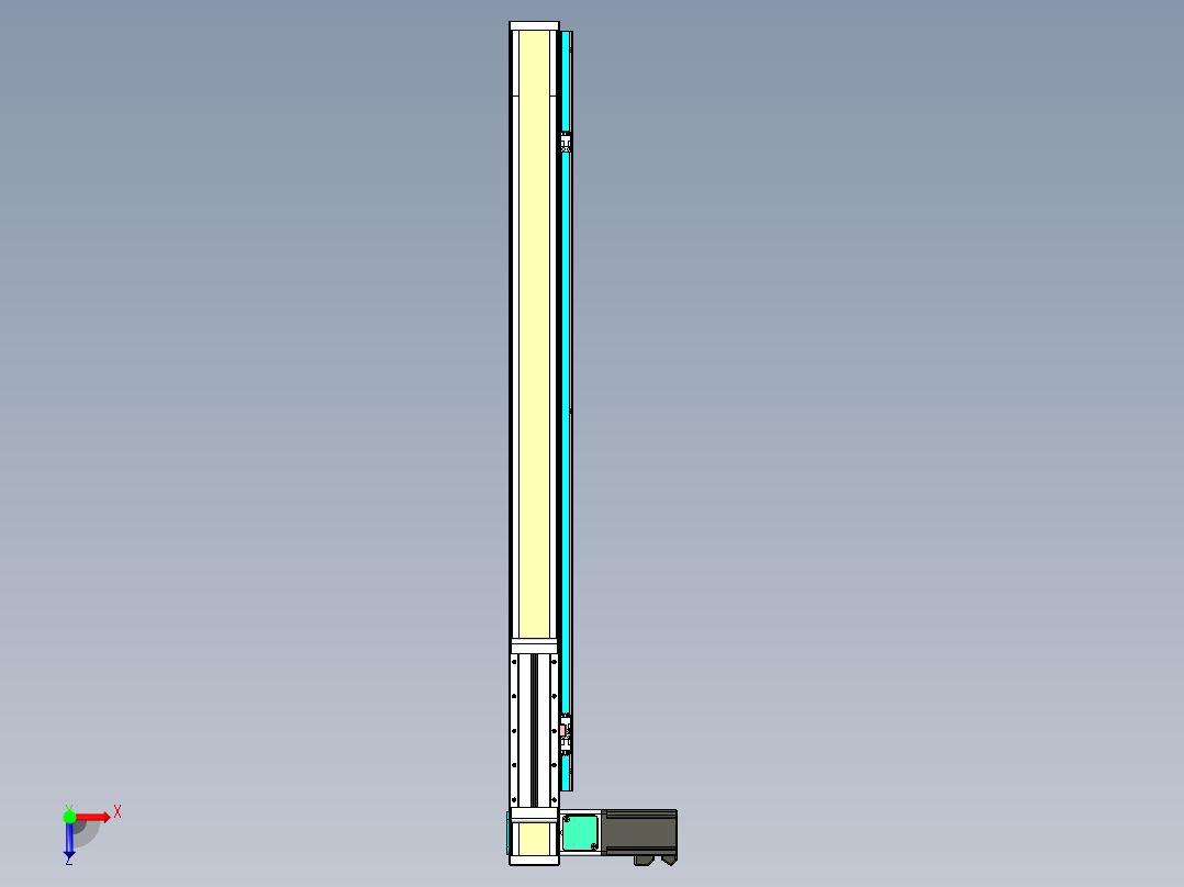 欧规系列-LB6-L130-C-S750-BL-P40-D3俯视图