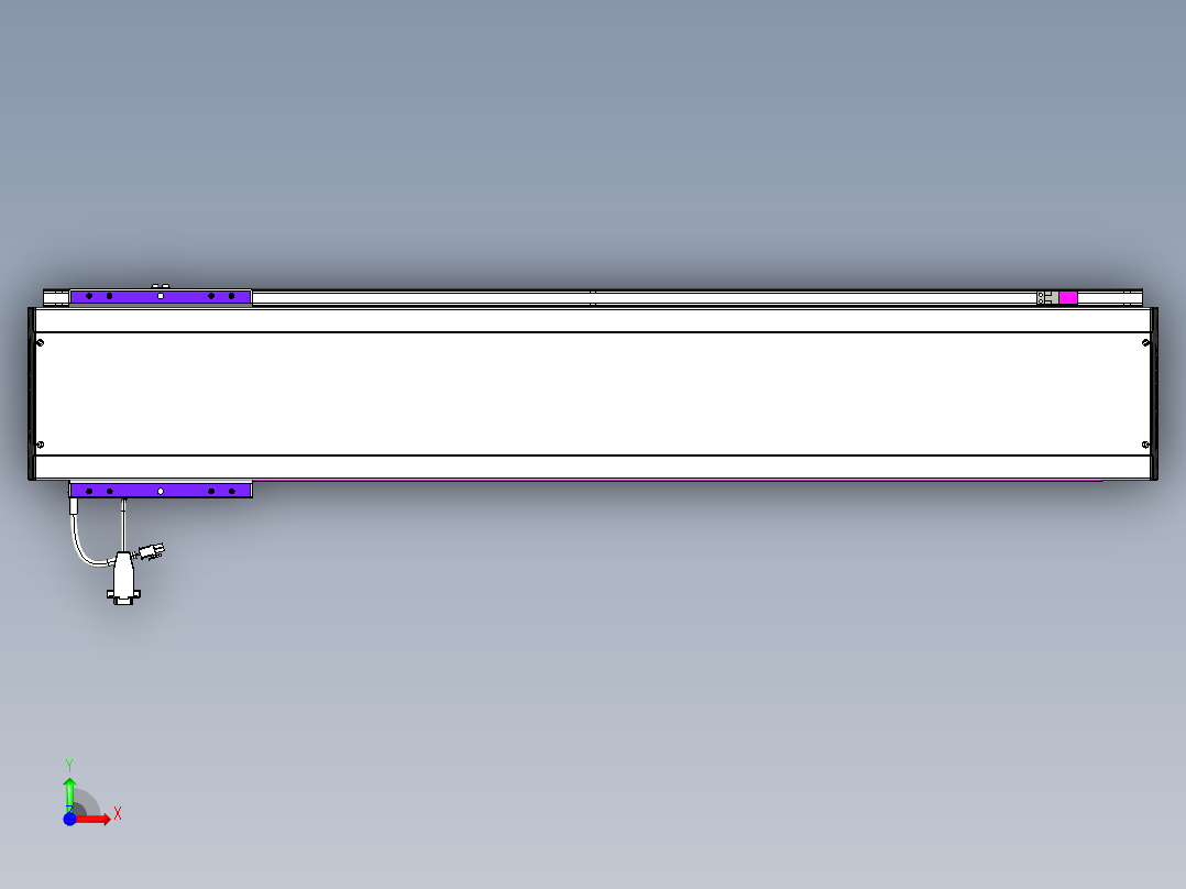 威洛博VL系列3d模型模组VL17E2Y-S850前视图