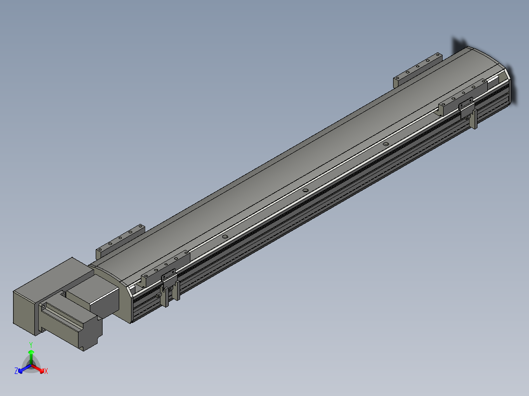 直线模组WG-LHB12-S700-BL设计图纸
