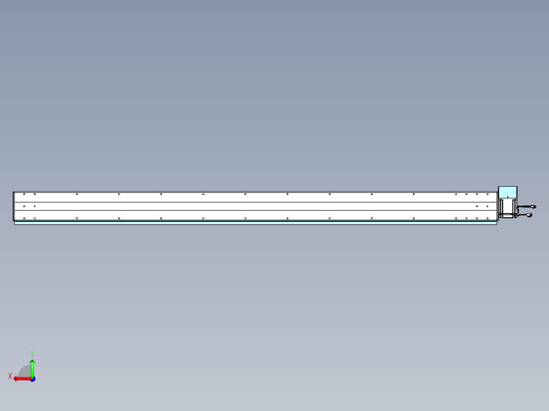 威洛博VBC同步带传动一无尘环境VBC14-L45-S2000-BRD-ZP75-C3后视图