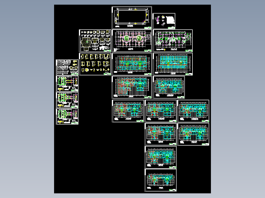 某地十八层框剪结构住宅楼结构方案图