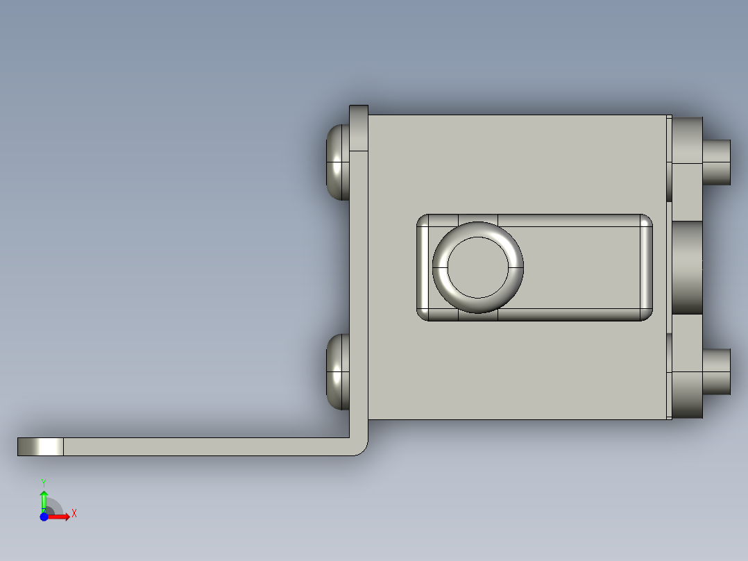 基恩士IB-10_kc图纸模型前视图