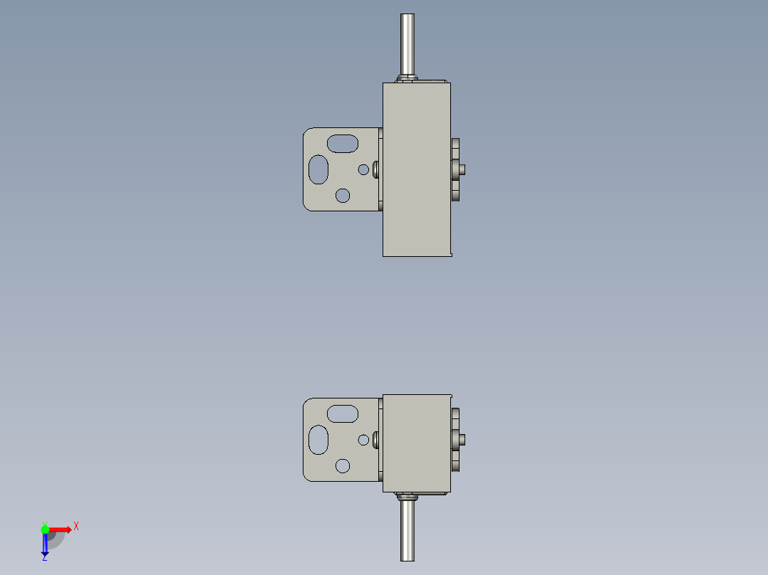 基恩士IB-10_kc图纸模型俯视图