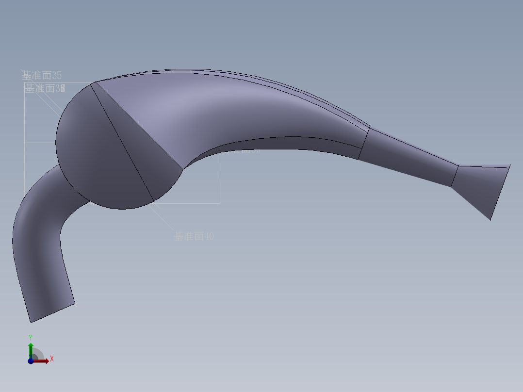 方程式赛车发动机进气系统设计与分析前视图