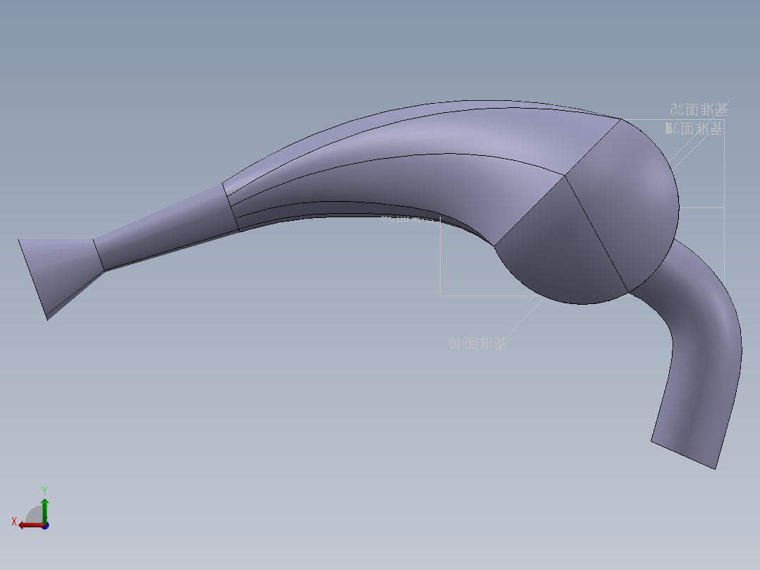 方程式赛车发动机进气系统设计与分析后视图