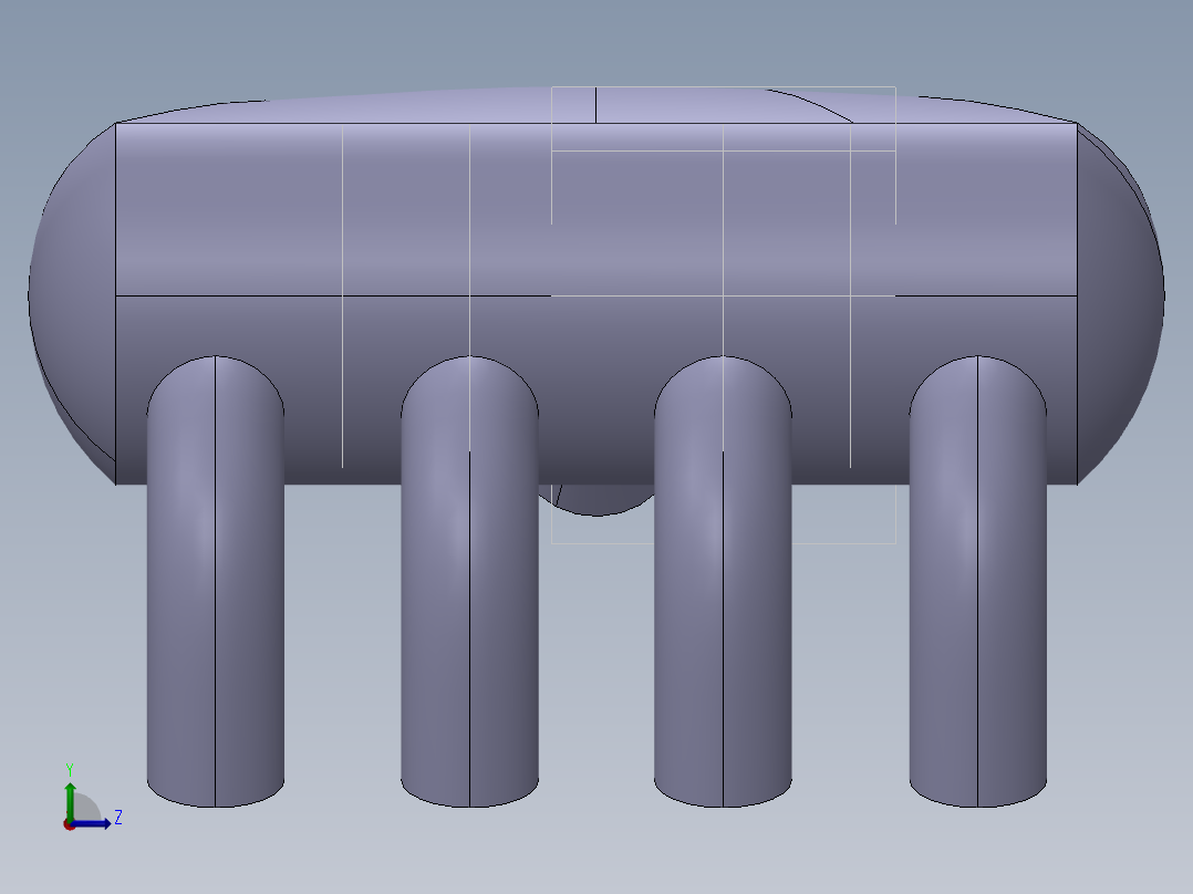 方程式赛车发动机进气系统设计与分析左视图