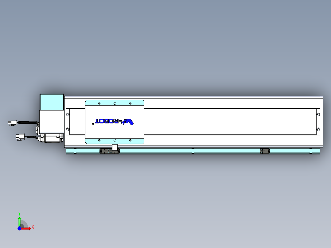 威洛博VBC同步带传动一无尘环境VBC14-L45-S400-BRD-ZP40-C3前视图