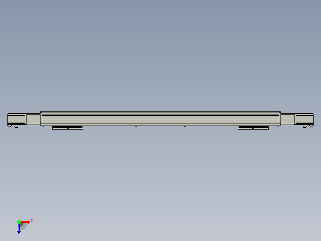 威洛博双电机滑台-VC14D2-S350-BC-P40-C6俯视图