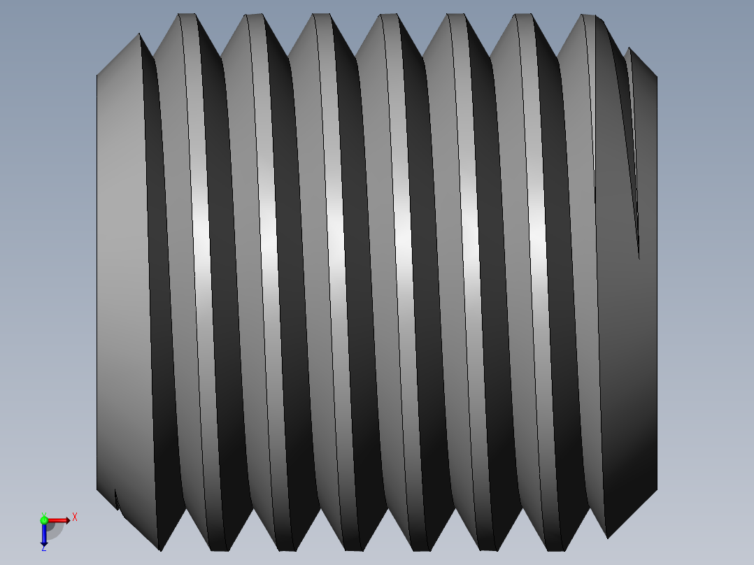 DIN 913-ISO 4026 固定螺钉-M24 L=25.SLDPRT俯视图