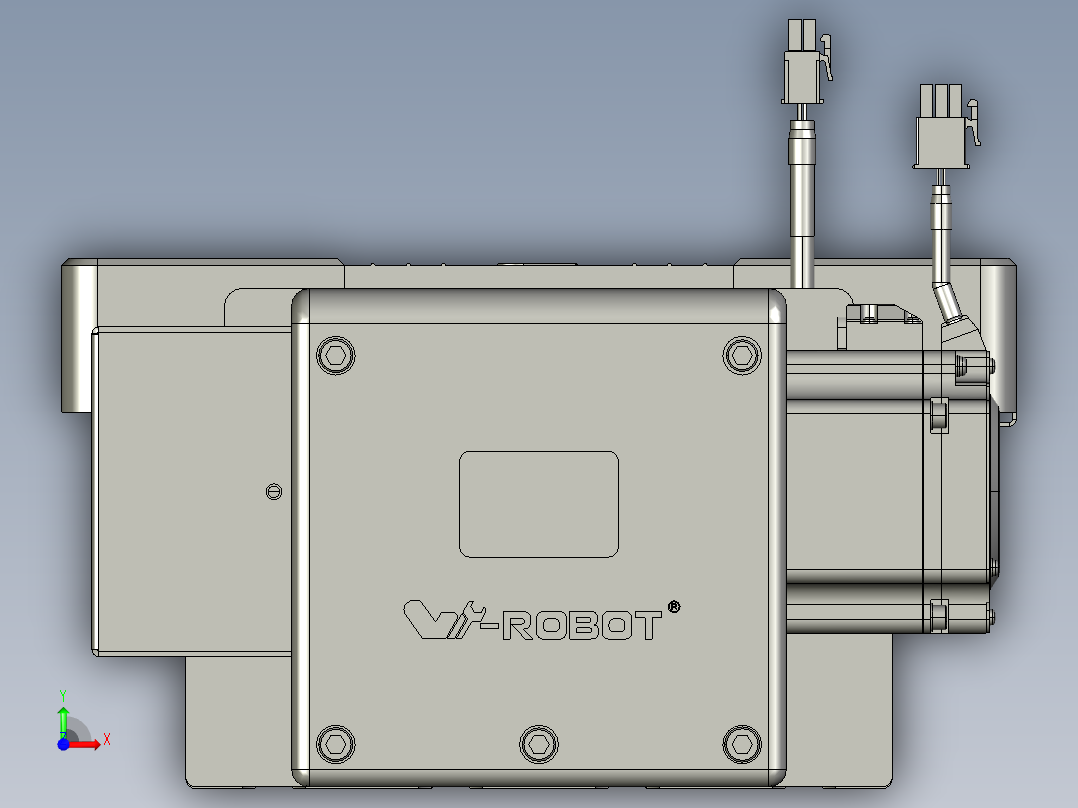 威洛博直线电机模组EB20-L224-S1050-BR-ZP75-MS3-5K前视图