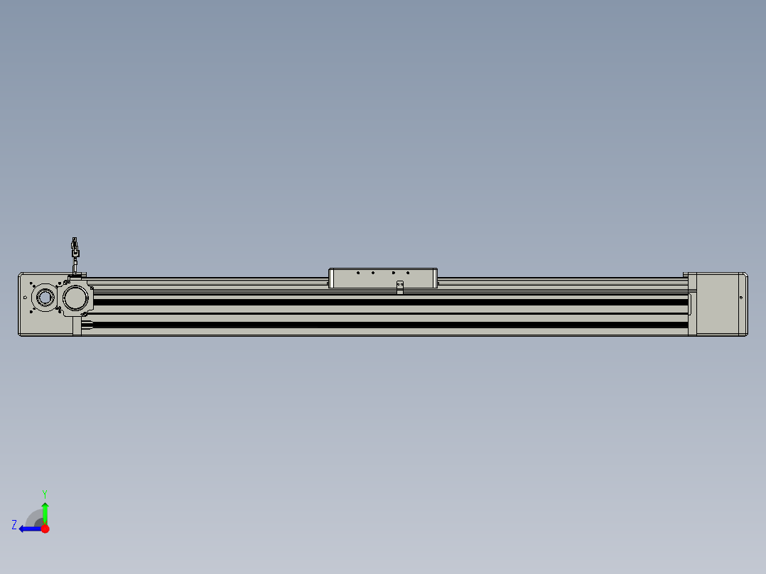 威洛博直线电机模组EB20-L224-S1050-BR-ZP75-MS3-5K右视图